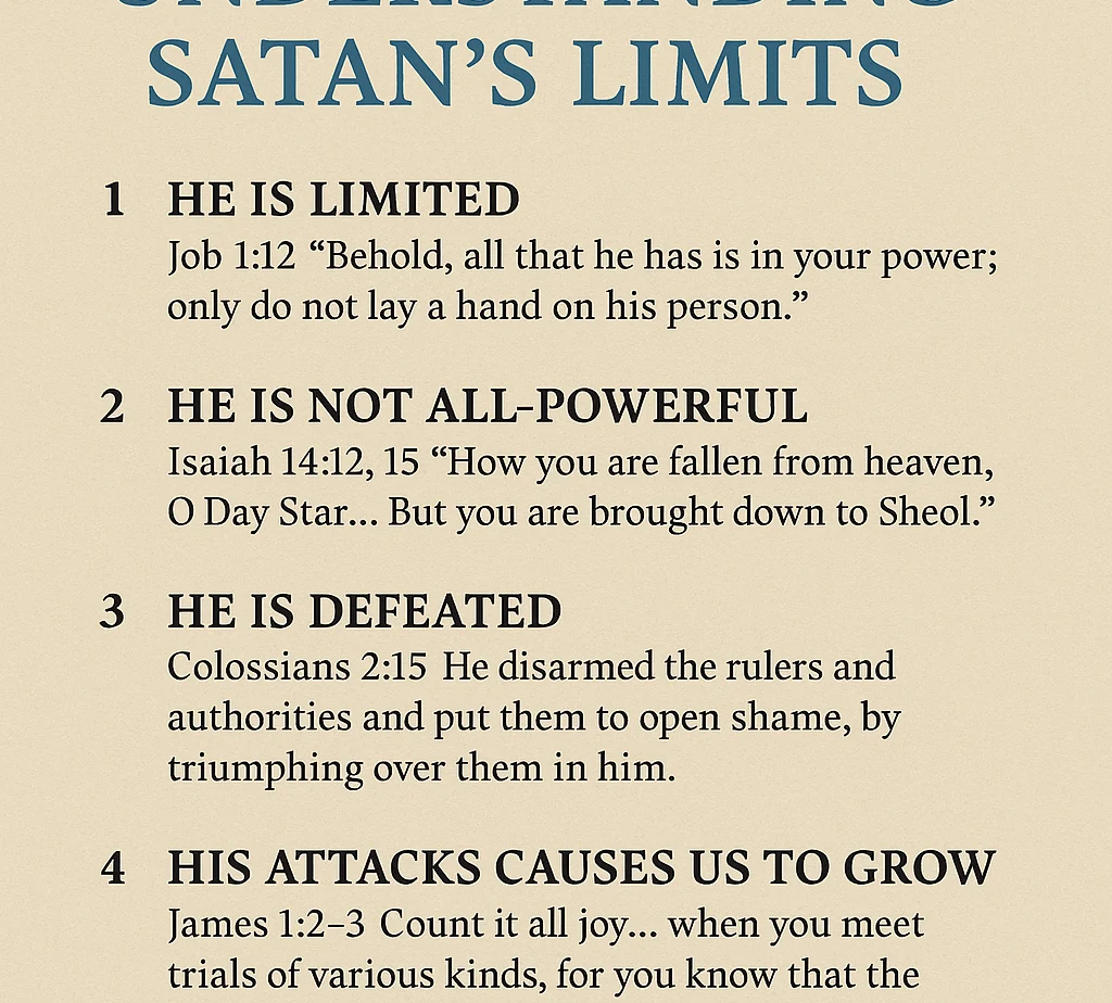 Know the truths about Satan and defeat him